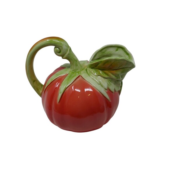 Haldon Group 1981 Ceramic Autumn Pumpkin Pitcher Made in Japan - Picture 7 of 9